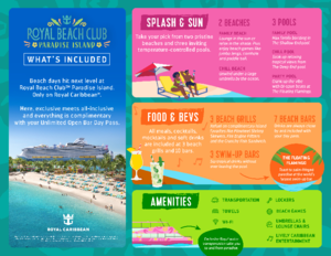 Rci   Royal Caribbean Beach Club Paradise Island   What's Included